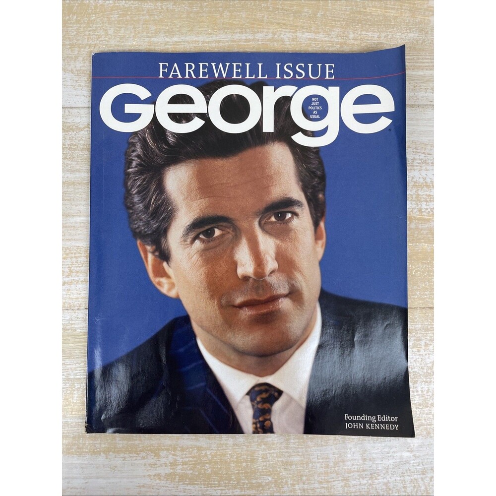 George Magazine Farewell Issue John F Kennedy Jr. Vol VI No. 1 May 2001